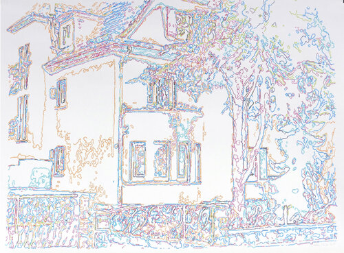 "...wohnhaft in..." Nr.: 2 di Saskia Schüler, Disegno in vendita su Singulart