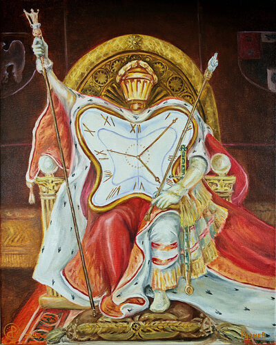 Almighty Time di Konstantin Rudnev, Pittura in vendita su Singulart