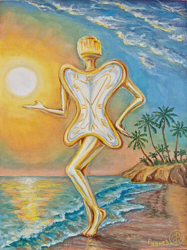 Time of leisure von Konstantin Rudnev, Malerei kaufen auf Singulart