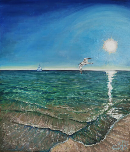 Azov sea di Konstantin Rudnev, Pittura in vendita su Singulart