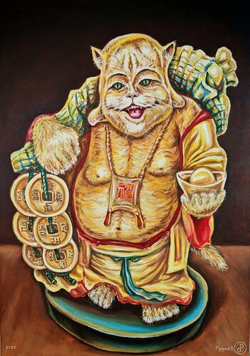 Cattei de Konstantin Rudnev, Pintura a la venta en Singulart