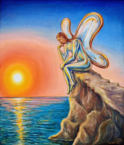 Time to think by Konstantin Rudnev, Painting for Sale on Singulart