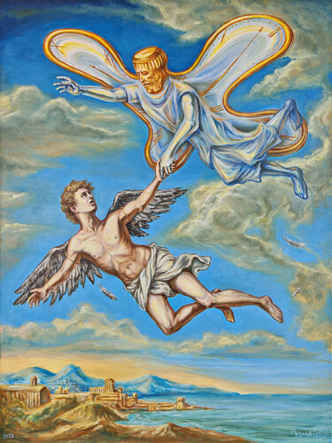 Time favors the persistent by Konstantin Rudnev, Painting for Sale on Singulart