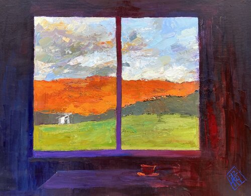 A Window in Transcarpathia by Igor Piddubnyi, Painting for Sale on Singulart