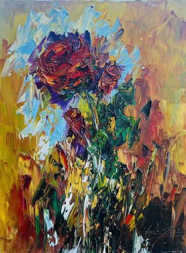 Rosa van Massimo Spolon, Schilderij te koop op Singulart