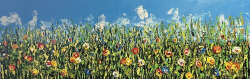 Campo fiorito von Massimo Spolon, Malerei kaufen auf Singulart