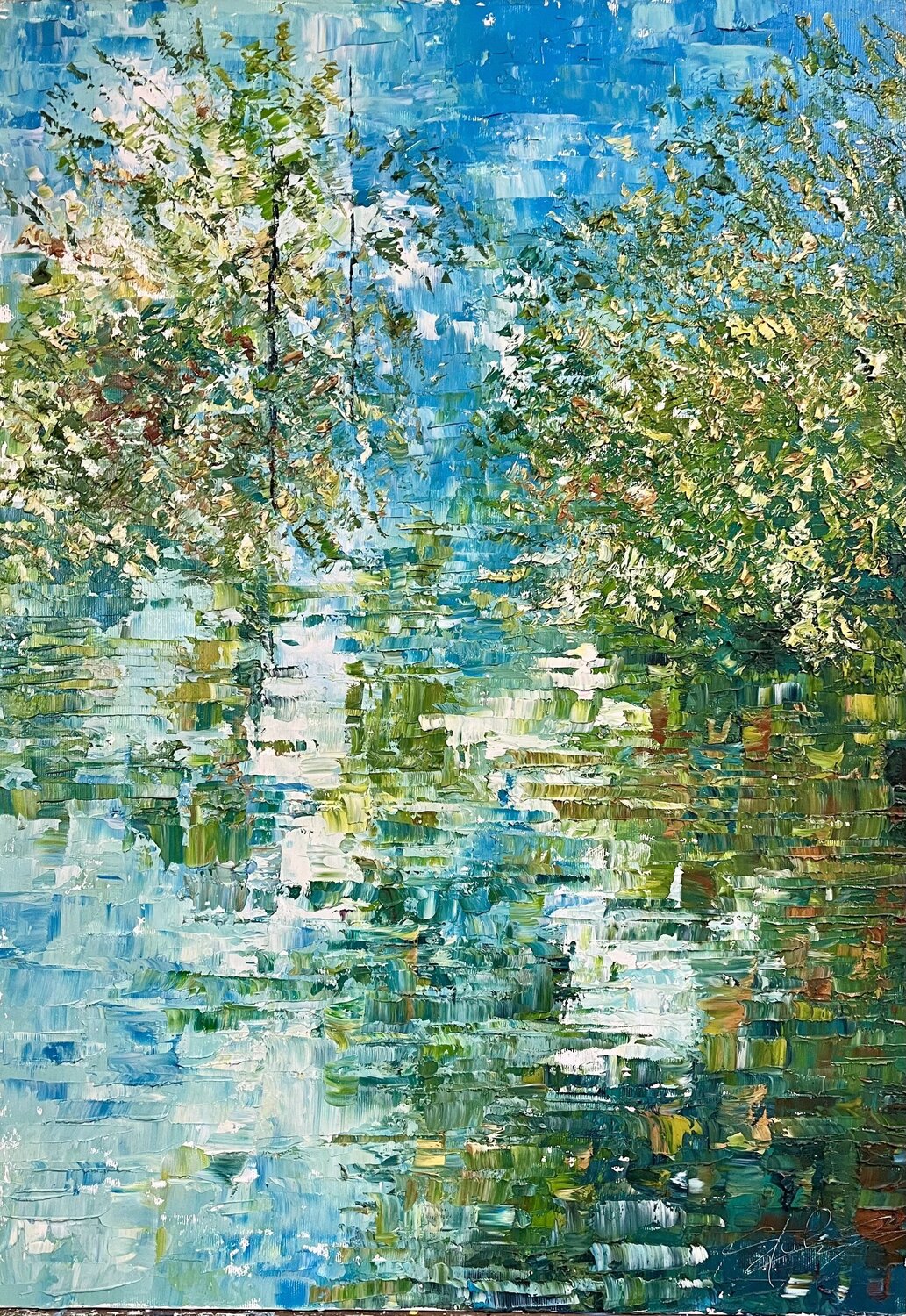 Riflessi lungo il fiume Massimo Spolon