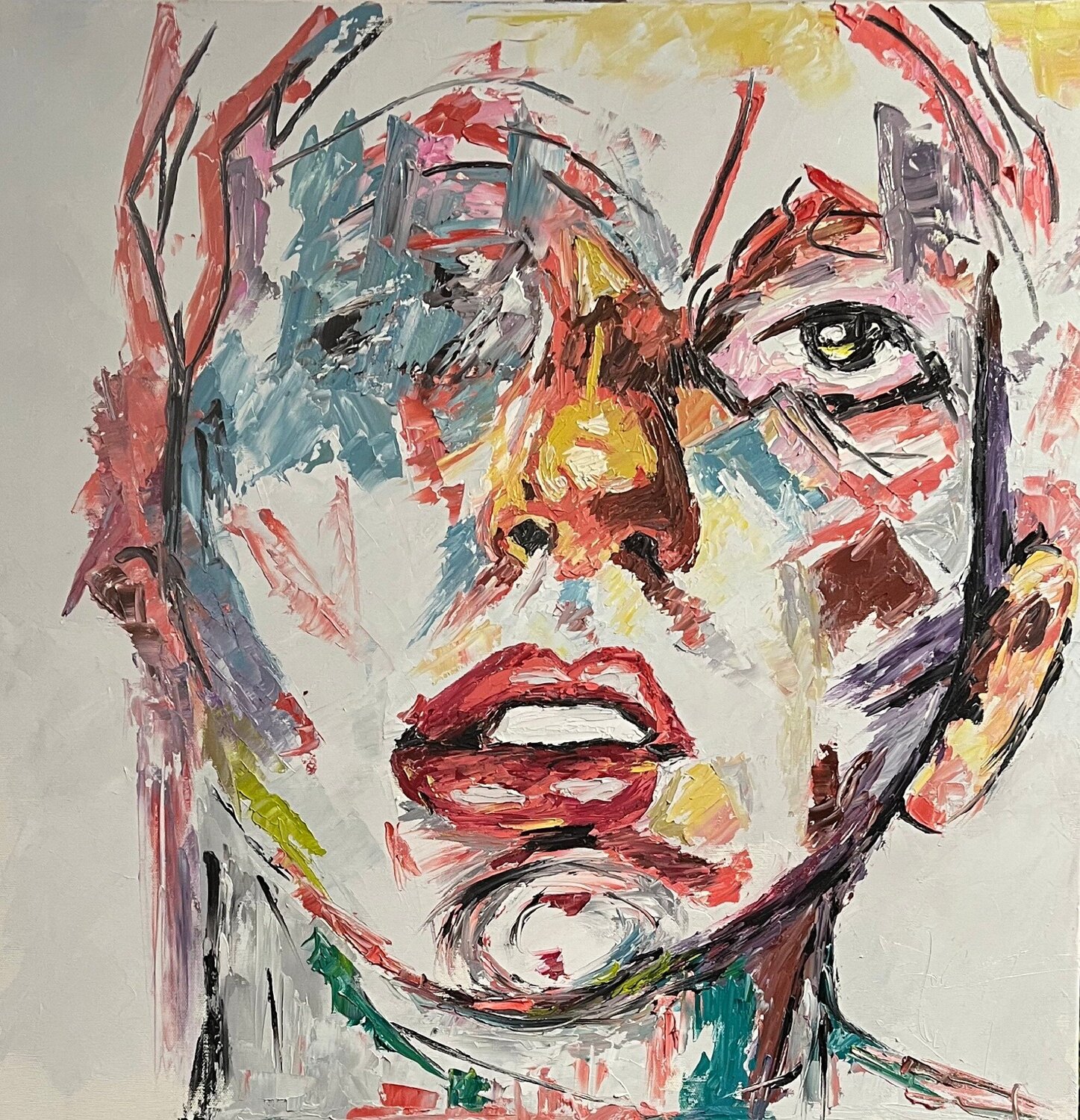 Progetto 025 Massimo Spolon Origineel schilderij te koop