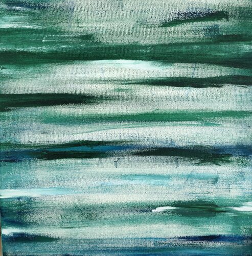 Émeraude marine von Christine HILARIUS, Malerei kaufen auf Singulart