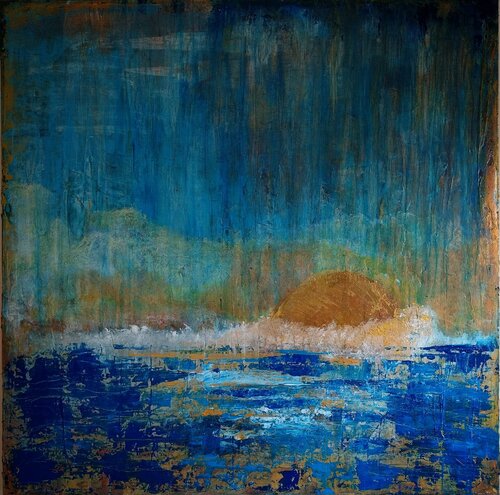 Gold I van Anette Schnoor, Schilderij te koop op Singulart