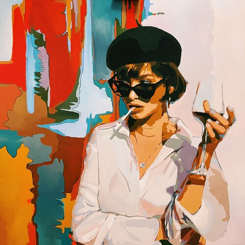 Taylor LaShae. Independent and free. di Nana Artamonova, Pittura in vendita su Singulart