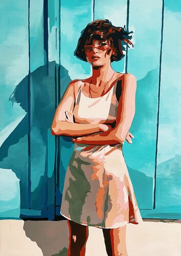 Traveler di Nana Artamonova, Pittura in vendita su Singulart