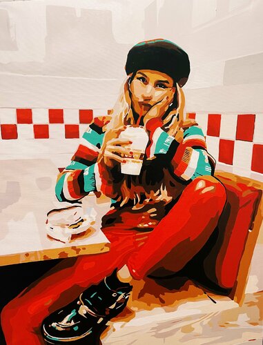 Zoomer. In 5GUYS. di Nana Artamonova, Pittura in vendita su Singulart