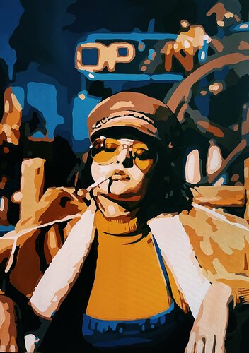“They say I'm crazy, I really don't care” di Nana Artamonova, Pittura in vendita su Singulart