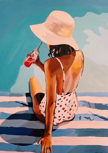 Perfect day di Nana Artamonova, Pittura in vendita su Singulart