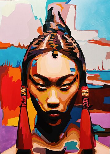 Strength van Nana Artamonova, Schilderij te koop op Singulart