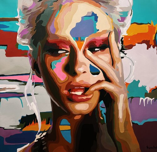 Sensual seduction van Nana Artamonova, Schilderij te koop op Singulart