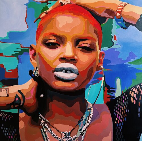 Meet me on the dance floor van Nana Artamonova, Schilderij te koop op Singulart