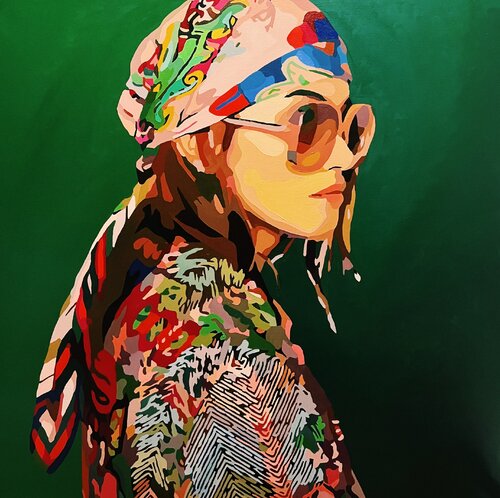 Flower girl van Nana Artamonova, Schilderij te koop op Singulart