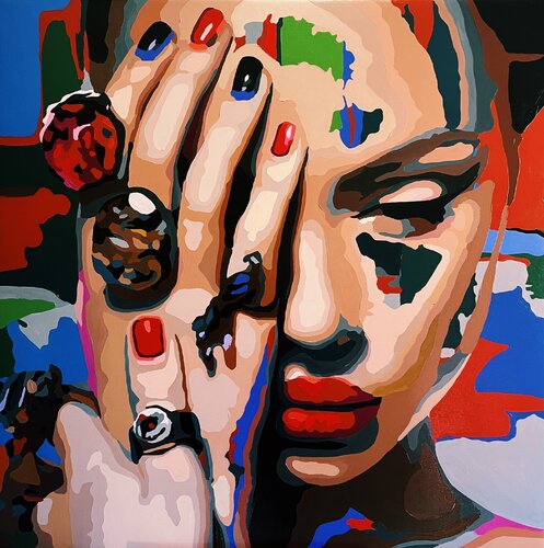 Shy Beauty by Nana Artamonova, Painting for Sale on Singulart