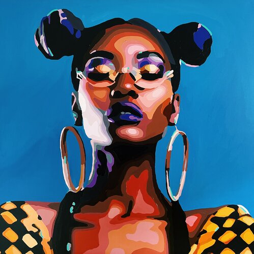 Holding One's Breath di Nana Artamonova, Pittura in vendita su Singulart