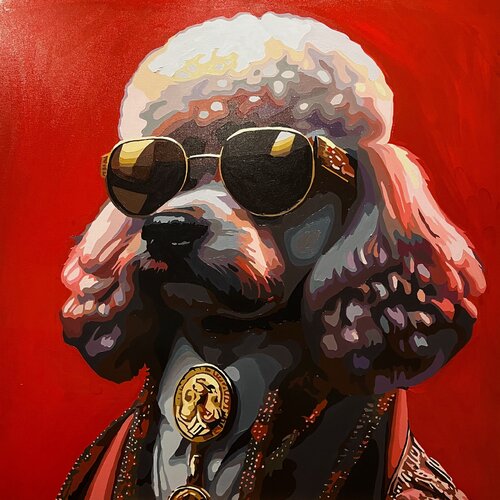 Marquis Poodledor de Nana Artamonova, Pintura a la venta en Singulart