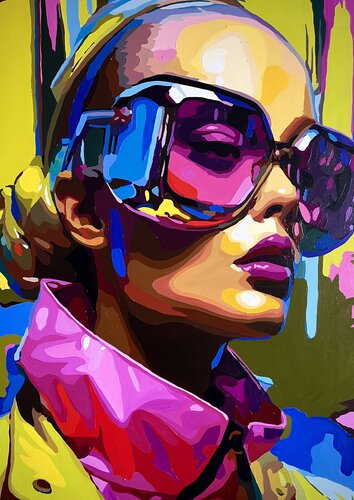 Pink Horizon di Nana Artamonova, Pittura in vendita su Singulart