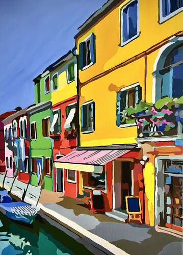 Italian morning van Nana Artamonova, Schilderij te koop op Singulart