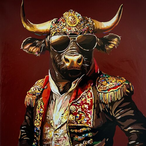 El Toro: Beyond the Arena van Nana Artamonova, Schilderij te koop op Singulart