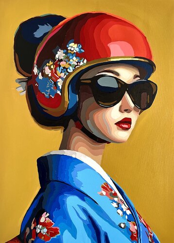 Speed & Kimono von Nana Artamonova, Malerei kaufen auf Singulart