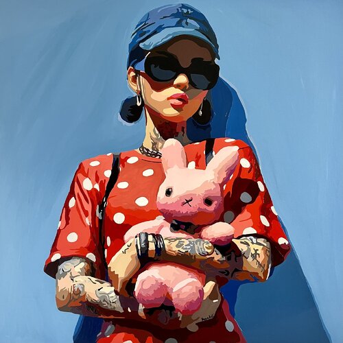 The next station is Tokyo di Nana Artamonova, Pittura in vendita su Singulart