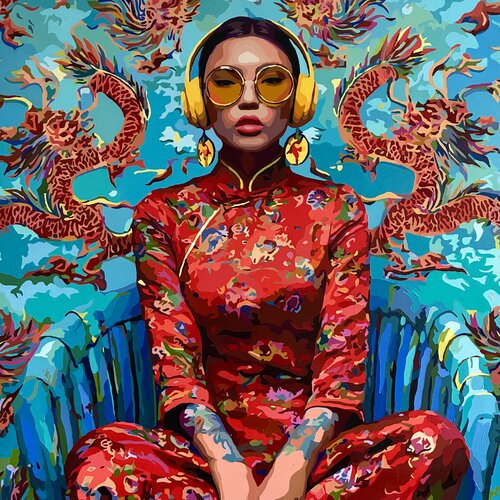 On repeat by Nana Artamonova, Painting for Sale on Singulart