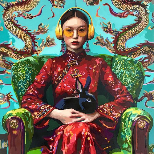 Codename: Black Rabbit van Nana Artamonova, Schilderij te koop op Singulart