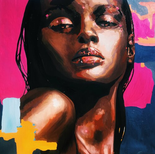 After rain van Nana Artamonova, Schilderij te koop op Singulart