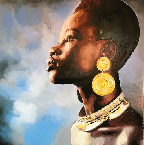 Huntress di Nana Artamonova, Pittura in vendita su Singulart