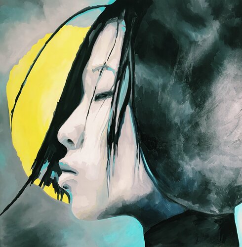 ‘My name is Tokyo’ van Nana Artamonova, Schilderij te koop op Singulart