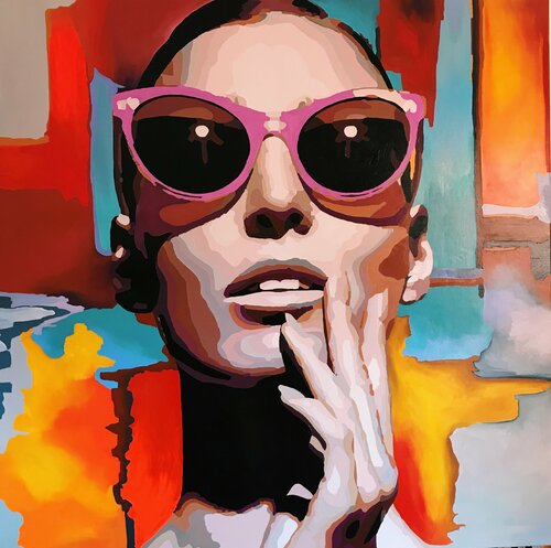 Enjoying summer di Nana Artamonova, Pittura in vendita su Singulart