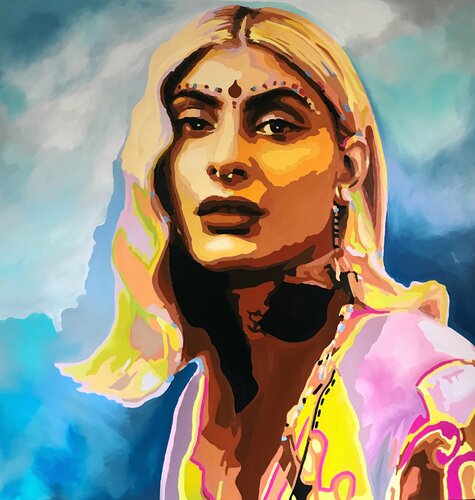 Sanam van Nana Artamonova, Schilderij te koop op Singulart