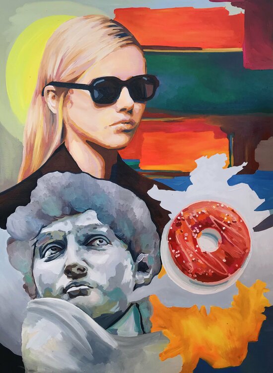 Difficult choice: donut or dream man Nana Artamonova