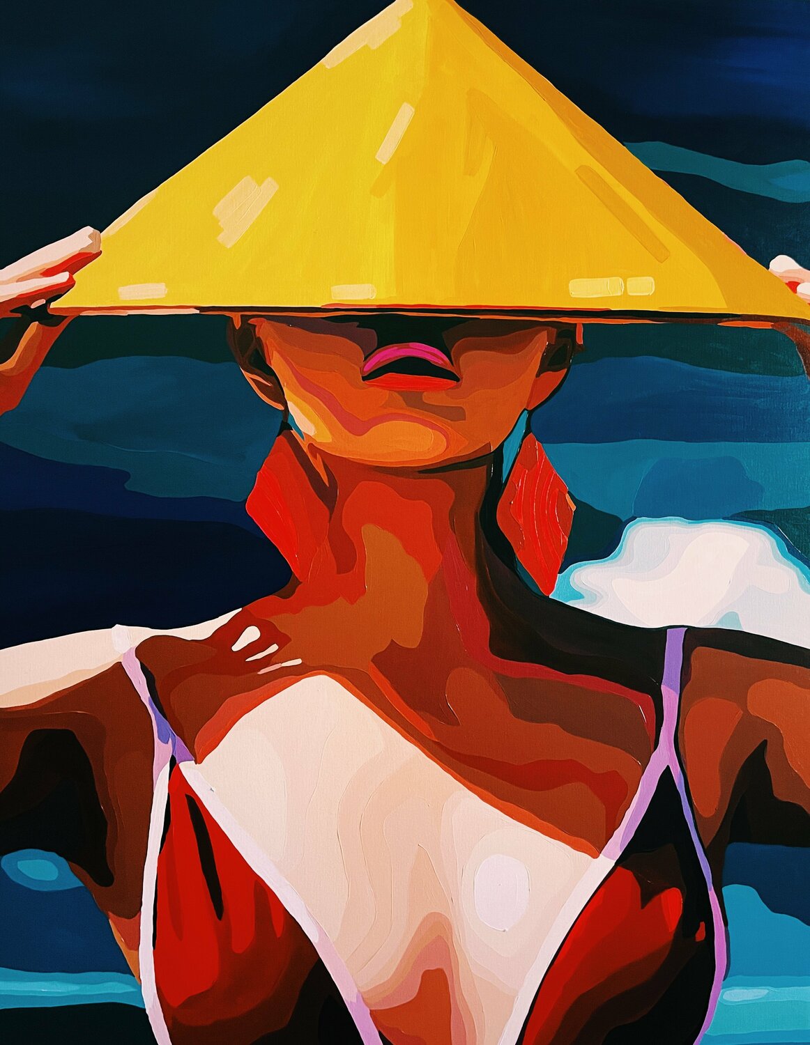 Hiding from the sun Nana Artamonova