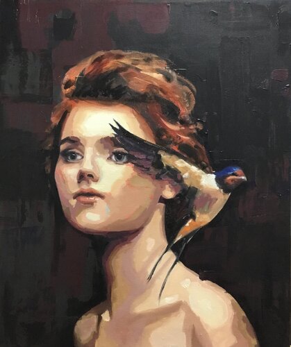 Pensando en Volar di Gema Alvaro, Pittura in vendita su Singulart