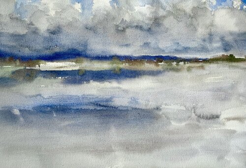 Klare Luft van Jelena Nemeth, Werk op papier te koop op Singulart