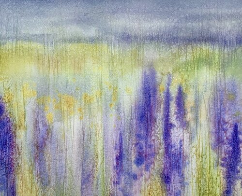 Frühlings blühen van Jelena Nemeth, Werk op papier te koop op Singulart