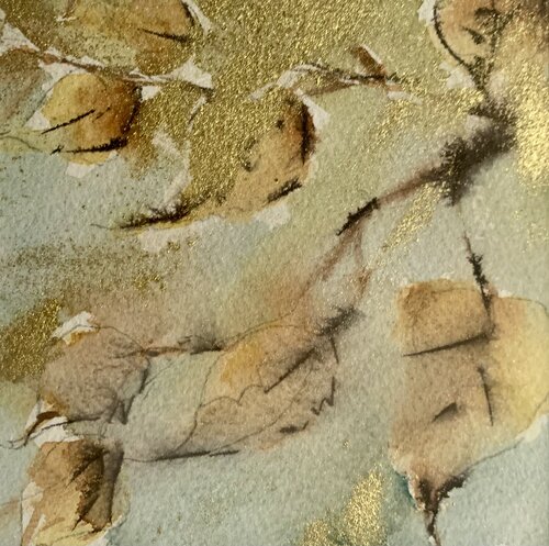 Birken Blätter 4 by Jelena Nemeth, Work on Paper for Sale on Singulart
