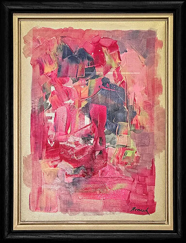 Energies in Our Garden 1 van Johan Peter Remesch von Smola, Schilderij te koop op Singulart