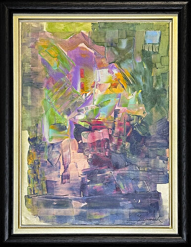 Energies in Our Garden 2 di Johan Peter Remesch von Smola, Pittura in vendita su Singulart