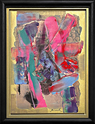 Energies in Our Garden 7 van Johan Peter Remesch von Smola, Schilderij te koop op Singulart