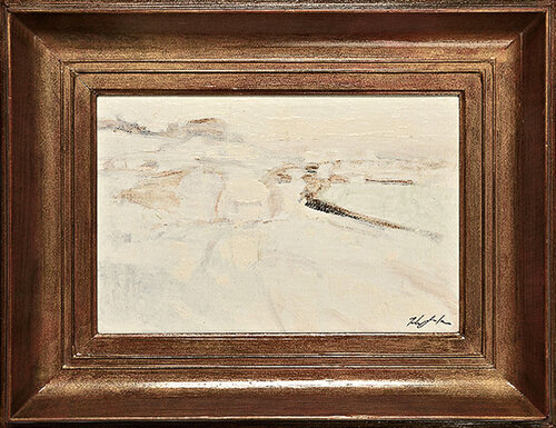 White Blended into Winter Landscape von Johan Peter Remesch von Smola, Malerei kaufen auf Singulart