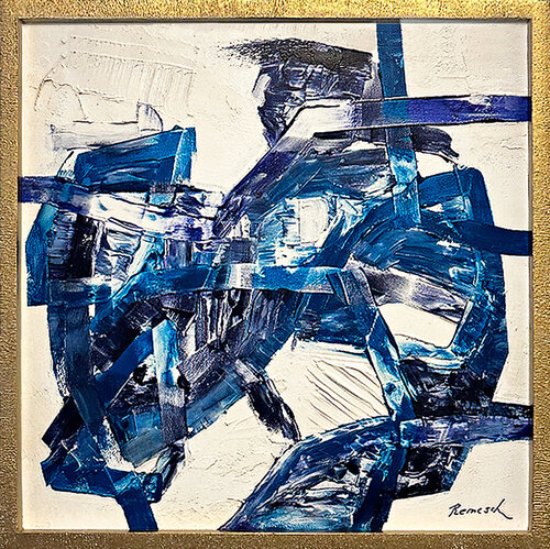 A Dimension Full of Time Changes 1 van Johan Peter Remesch von Smola, Schilderij te koop op Singulart