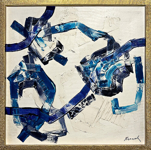 A Dimension Full of Time Changes 2 van Johan Peter Remesch von Smola, Schilderij te koop op Singulart